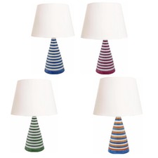 LUME H30 CONO A RIGHE CERAMICA