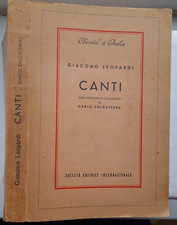 Canti : Giacomo Leopardi 