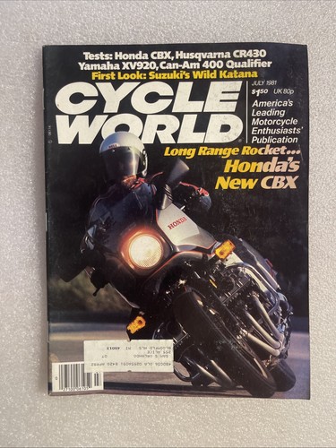Cycle world magazine - july, 1981