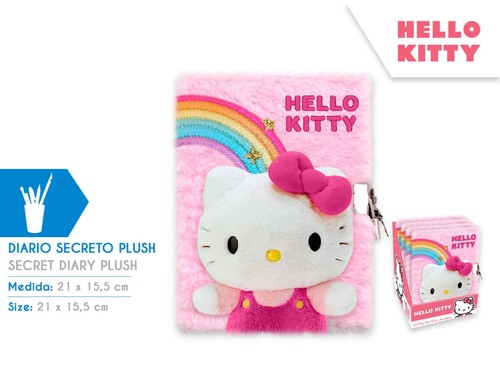 Hello kitty quaderno peluche - kitty,