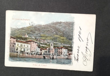 Argegno- Lago di Como. Timbro Servizio Mobile. 1901.