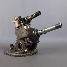 Scultura Cannone Ferro Acciaio