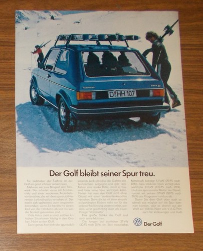 Rara pubblicità volkswagen - pubblicità,