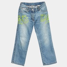 Jeans denim DG Junior blu con
