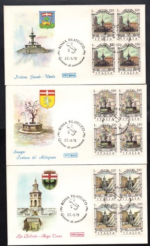 Fdc roma 1979 fontane - fdc,