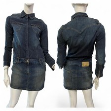 DENNY ROSE Vestito abito jeans