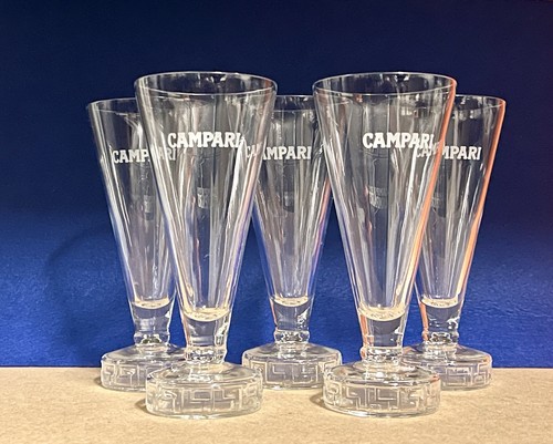 Set 5 bicchieri - ➰, campari