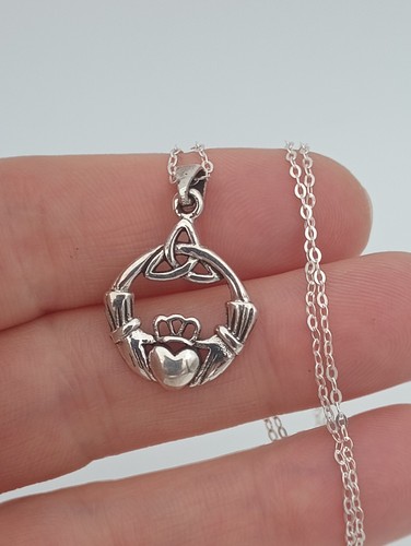 Ciondolo claddagh argento - ciondolo,