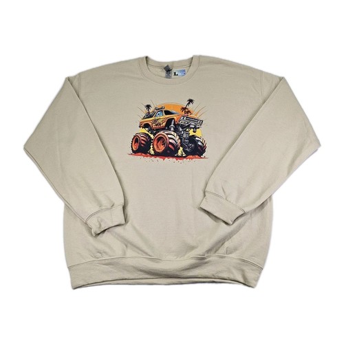 Felpa pullover ruote monster - ruote,