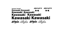 adesivi Moto - 18  adesivi Kawasaki- stickers Kawasaki Ninja Ninja zx6r