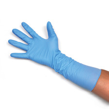 50x guanti lunghi nitrile doc - lunghi,