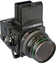 Bronica ETRSi con fotocamera