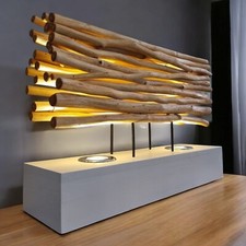 Lampada legno driftwood - in, di