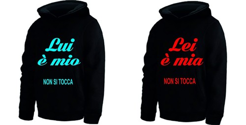 Felpe doppie nere - 2, bianco