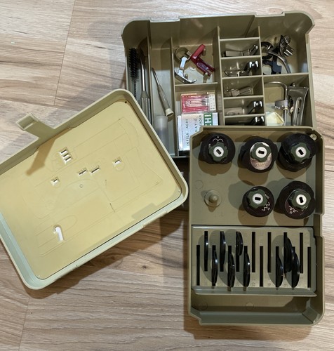 Vtg necchi sewing - vtg,
