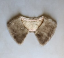 Collo pelliccia visone tortora