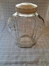 VASO VETRO VINTAGE PORTACARAMELLE DISTILLERIE MAZZETTI MILANO PESO KG.2