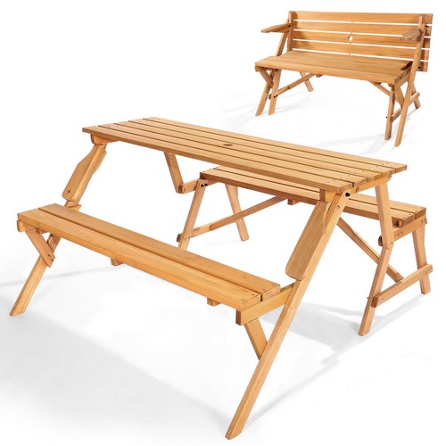Tavolo picnic trasformabile - tavolo,