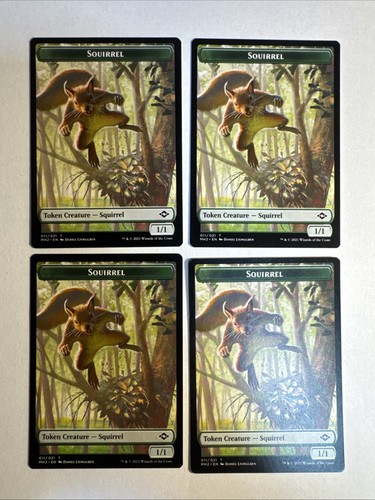 Gettone scoiattolo mtg - 4x,