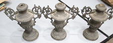 3 antichi portacandele da tavolo bellissimi, mai puliti