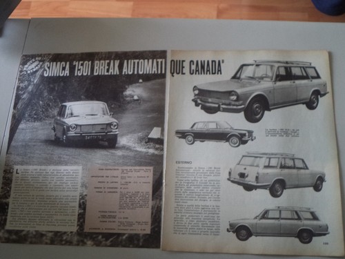 Prova quattroruote 1967 simca - prova,