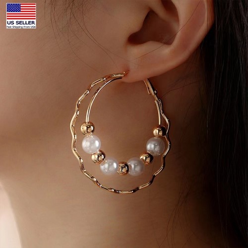 Orecchini donna perle moda