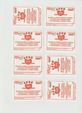 PIZZARDI AMICI CUCCIOLOTTI 2020 STICKERS FIGURINE LOTTO DI N. 10 DIFFERENTI N