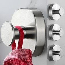 4 Pezzi Ganci Ventosa Portasciugamani in Acciaio Inox Gancio Appendiabiti