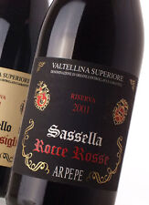 6 BT SASSELLA RISERVA "ROCCE ROSSE " VALTELLINA  superiore DOCG 2016 Arpepe