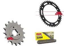KIT/TRASMISSIONE SUZUKI DR 600 1985 1989 CORONA 42 PIGNONE 16 CATENA RK520H