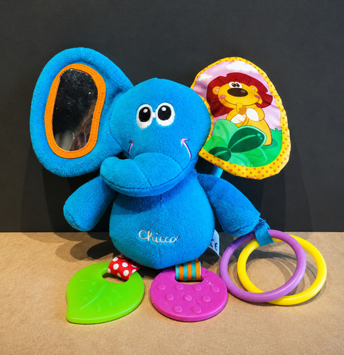 Chicco peluche elefantino blu - chicco,