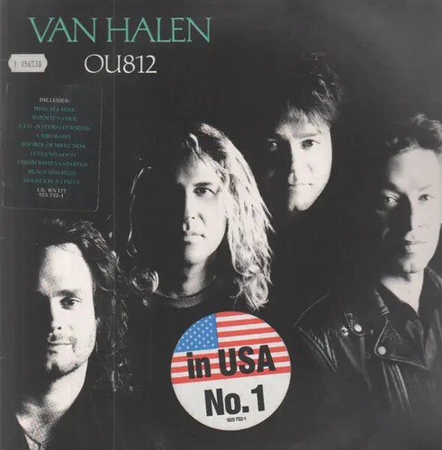 Van halen ou812 embossed near - embossed,