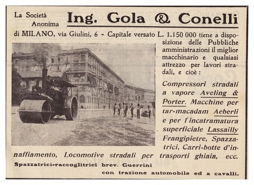 Pubblicita 1909 rullo - 1909,