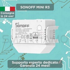 SONOFF MINI R3 Interruttore smart WiFi 16A app ewelink non richiede neutro