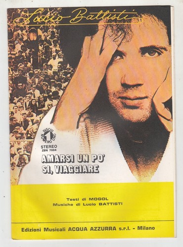 Spartito lucio battisti amarsi - lucio,