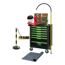 CARRELLO CON 7 CASSETTI VERDE