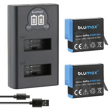 2x batteria + caricatore LCD