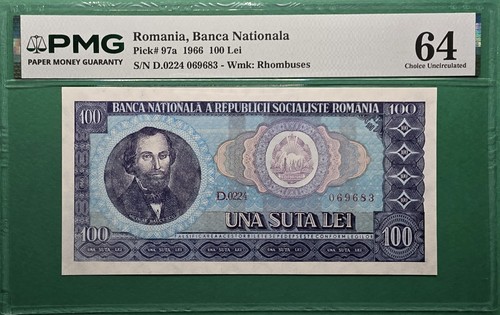 1966 romania 100 - 1966, 97a