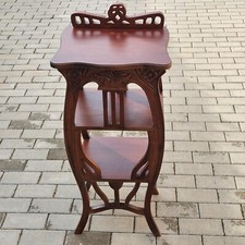 Legno Tavolino da Telefono IN Stile Des Liberty Antico 85 CM