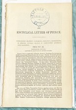 Pius P P IX / THE ENCYCLICAL