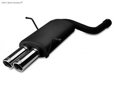 Scarico Sportivo Ulter BMW 3er E46 Limousine Touring, Coupé 1999-05 2x70mm Tondo