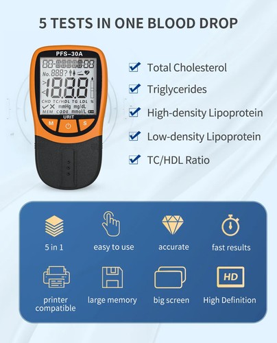 Test misuratore lipidi nel