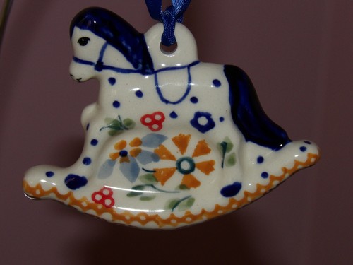 Ornamento cavallo dondolo - a,