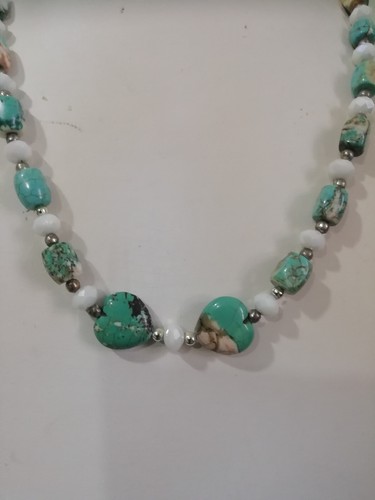 Collana con turchese - , naturale