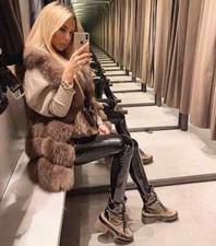 Donna Gilet Pelliccia Vera