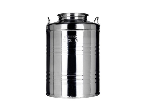 Contenitore inox per olio