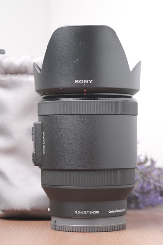 Sony obiettivo zoom 200 - zoom, 18-200