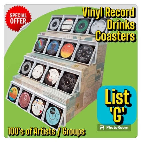 Drinks coasters upcycled - coasters,
