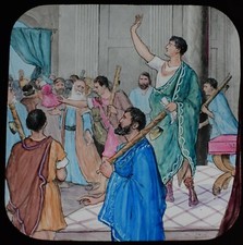 ANTIQUE Magic Lantern Slide