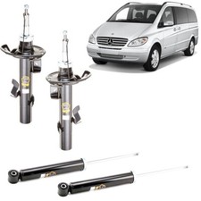 AMMORTIZZATORI ANTERIORI + POSTERIORI MERCEDES VITO W639 109 111 115 120 122 CDI